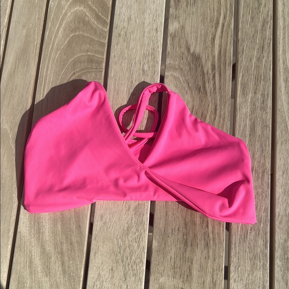 Vibrant Pink Bikini Top